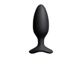 Hush 2 - App-bestuurde Vibrerende Buttplug - 1,75 / 4,4 cm - Zwart