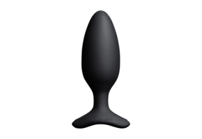 Hush 2 - App-Controlled Vibrating Butt Plug - 1.75 / 4.4 cm - Black