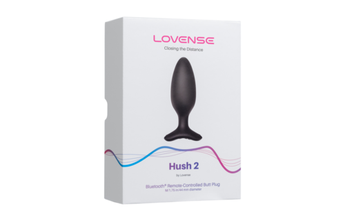 Hush 2 Buttplug 13,5 cm – App-gesteuert, leistungsstark & schwarz