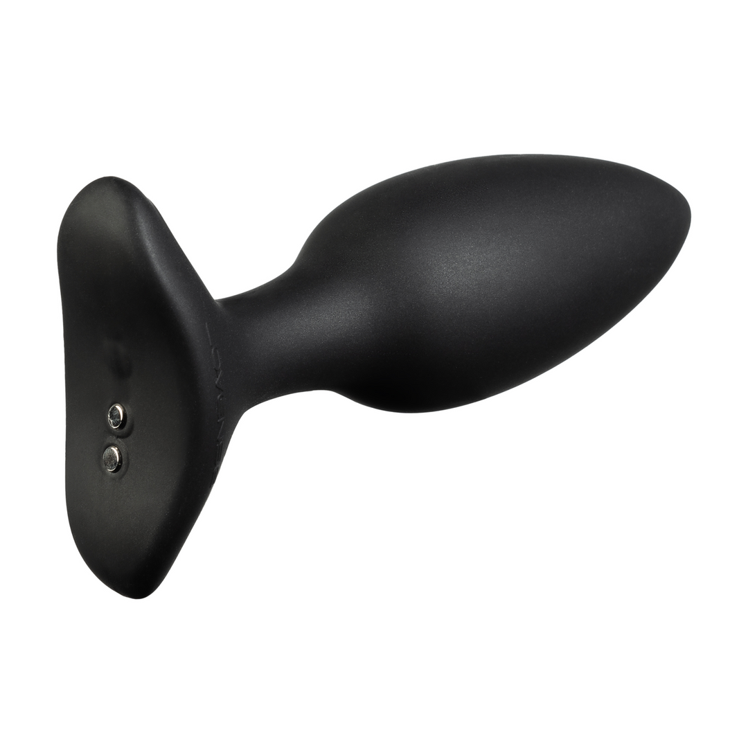 Hush 2 - App-Controlled Vibrating Butt Plug - 1.75 / 4.4 cm - Black