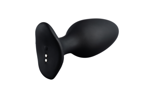 Hush 2 - App-bestuurde Vibrerende Anale Plug - 2,25 / 5,7 cm - Zwart