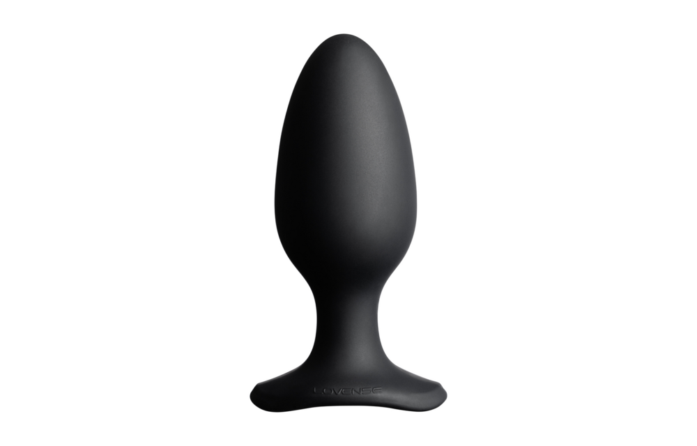 Hush 2 - App-Controlled Vibrating Anal Plug - 2.25 / 5.7 cm - Black