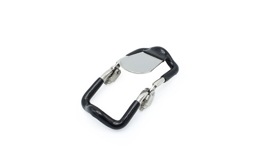 Steel Jaw Lock With Black Elastic Coating