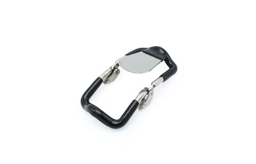 Steel Jaw Lock With Black Elastic Coating