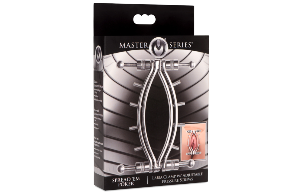 Spread 'Em Poker Labia Clamp | Verstellbare Schamlippenklemme