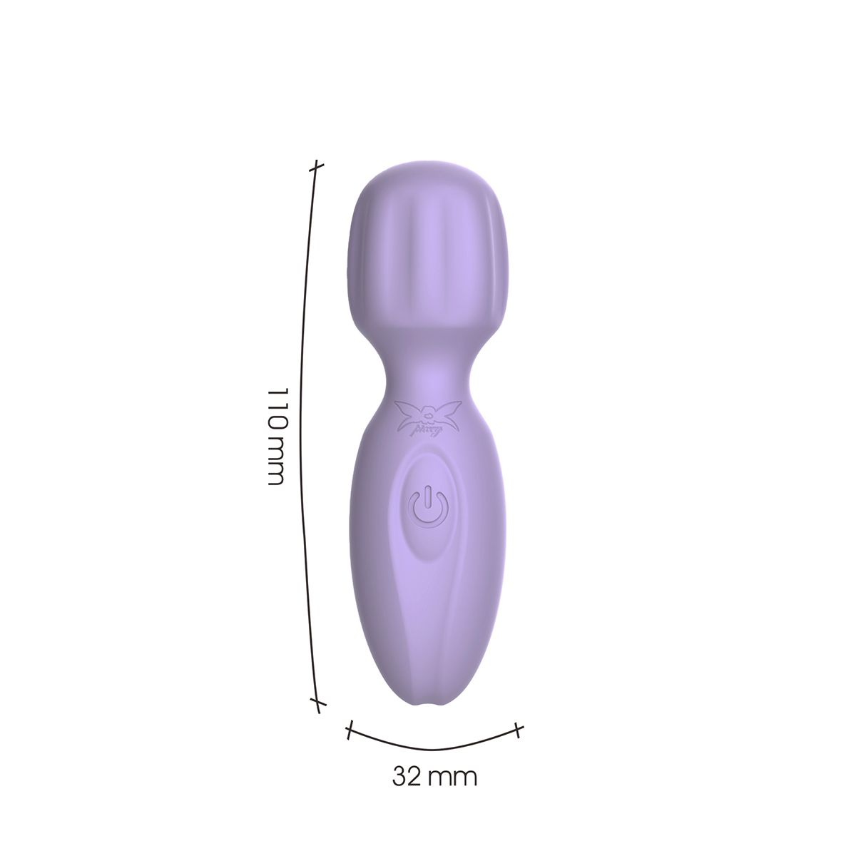 Pixey 2GO Wand Vibrator Lilla – Compact & USB-oplaadbaar