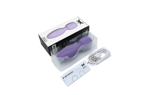 Pixey 2GO Wand Vibrator Lilla – Compact & USB-rechargeable