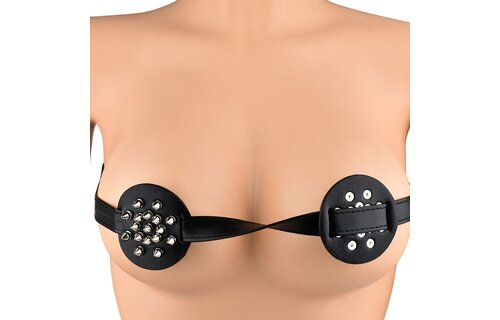 Spiked borstbinder met gesloten scherpe spikes