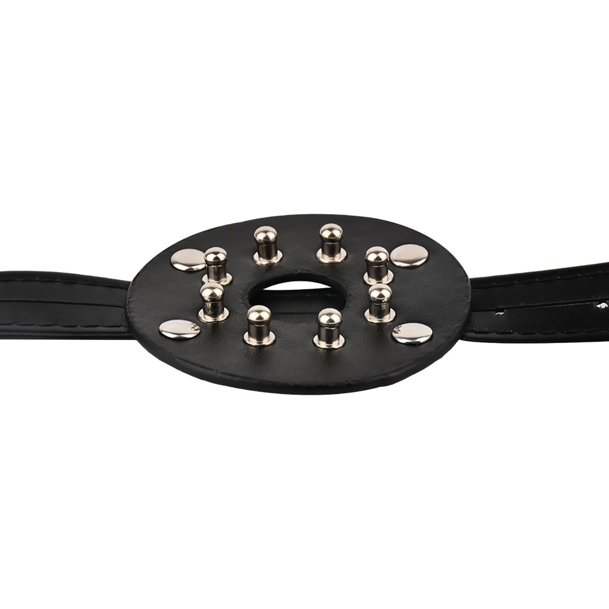 Spiked Chest Binder Open Centre | PU Leather & Rounded Studs