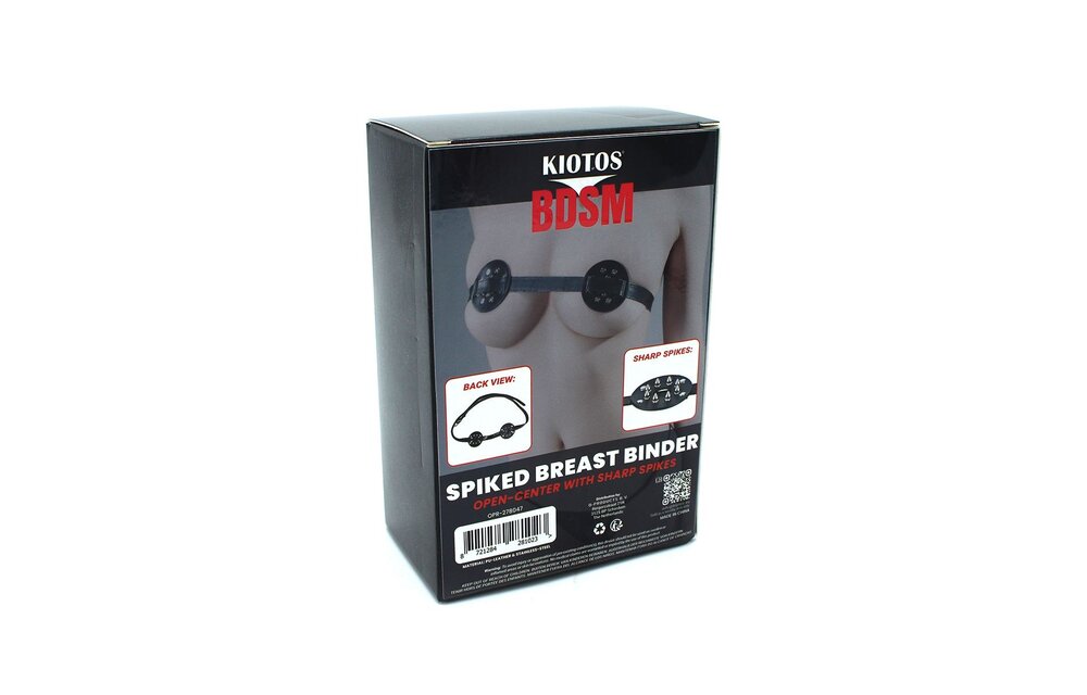 Spiked Breast Binder with Open-Centre Sharp Spikes