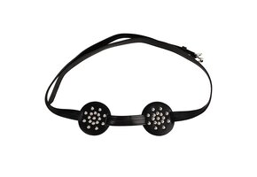 Spiked Chest Strap With Rounded Studs – PU Leather Harness