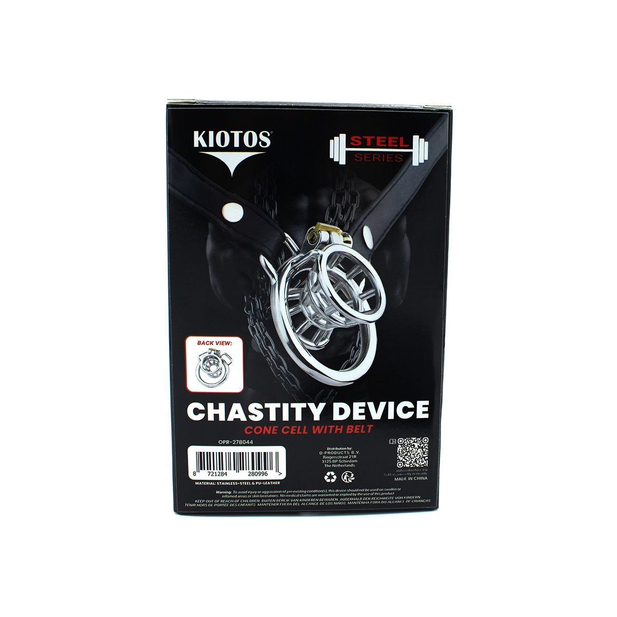 Chastity Device Cone Cell with Belt