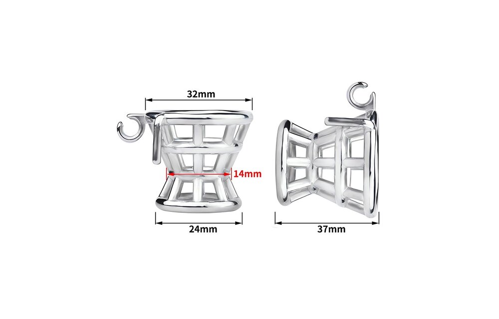 Chastity Device Cone Cell with Belt