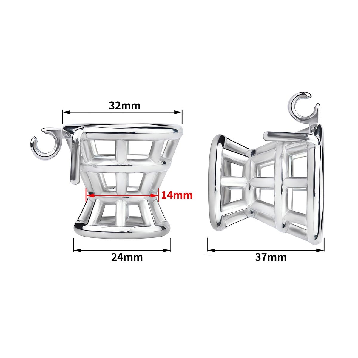 Chastity Device Cone Cell with Belt
