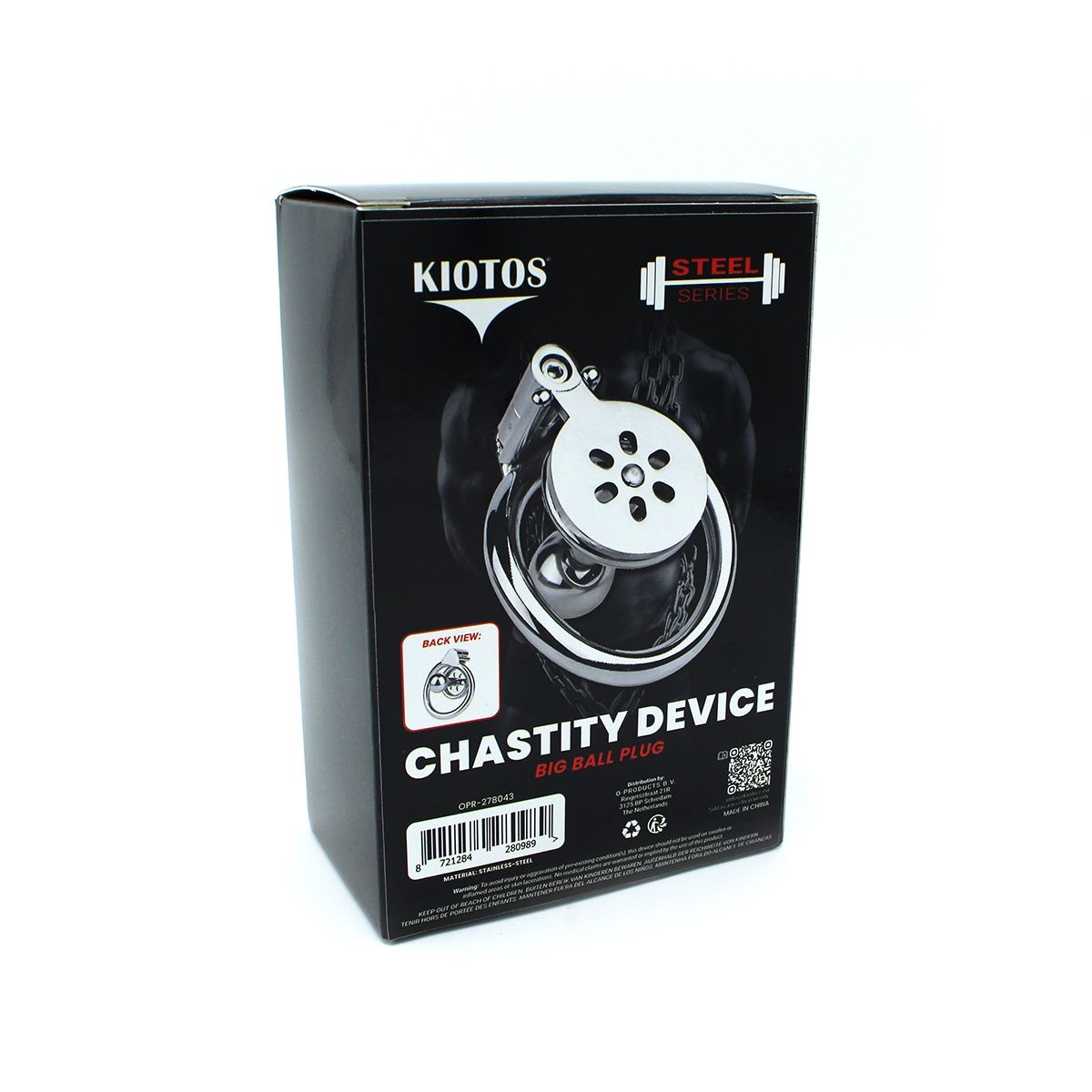 Chastity Belt Large Ball Plug – Stainless Steel & Comfort