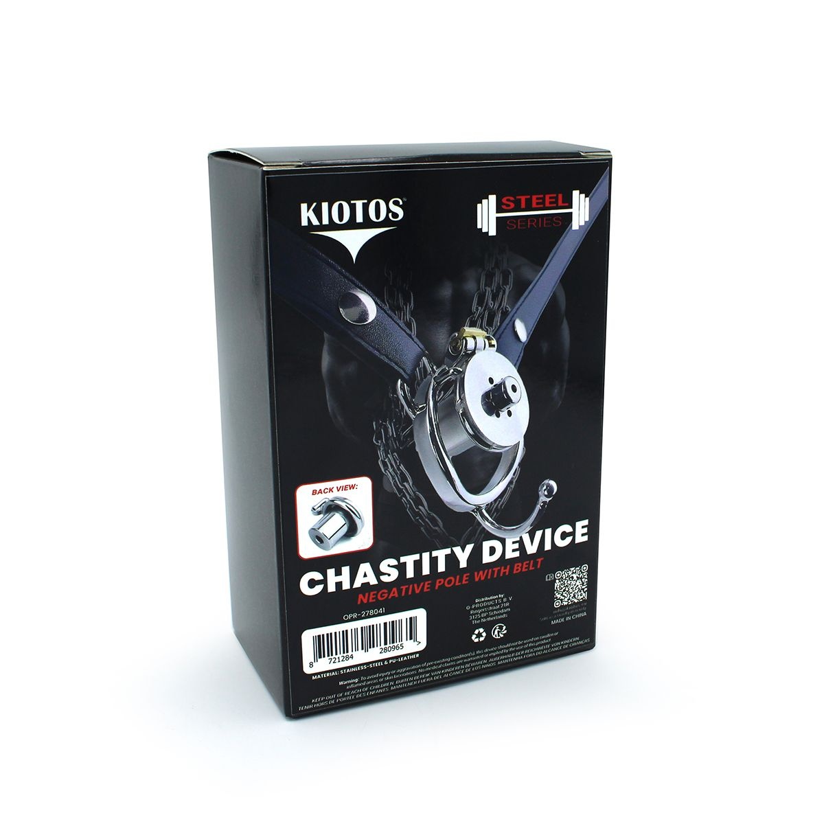 Chastity Device Negative Pole Met Strap – Comfort & Veiligheid