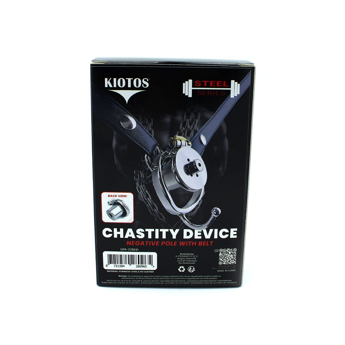 Chastity Device Negative Pole With Strap – Comfort & Safety