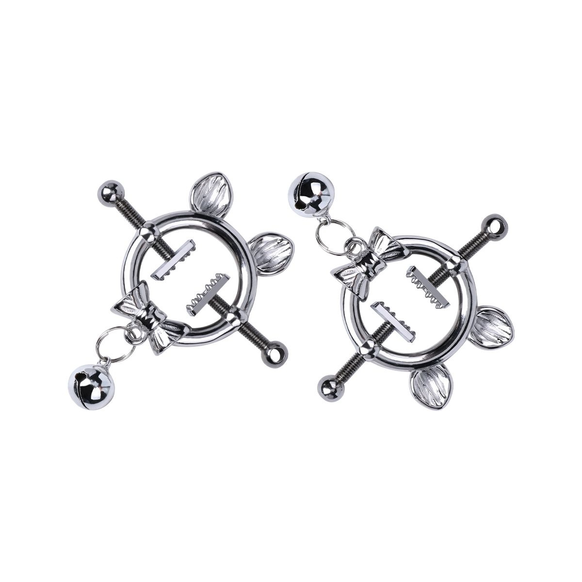 Kitten with Bow Tie Nipple Clamps – Playful & Seductive Design