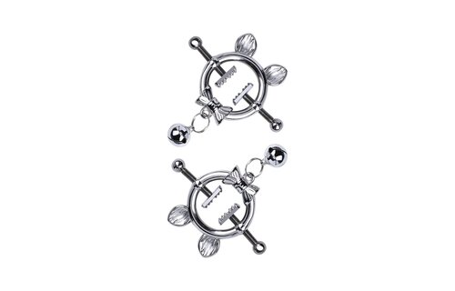 Kitten with Bow Tie Nipple Clamps – Playful & Seductive Design