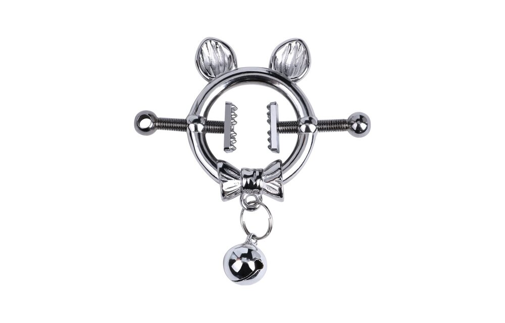 Kitten met Strikje Tepelklemmen – Speels & Verleidelijk Design