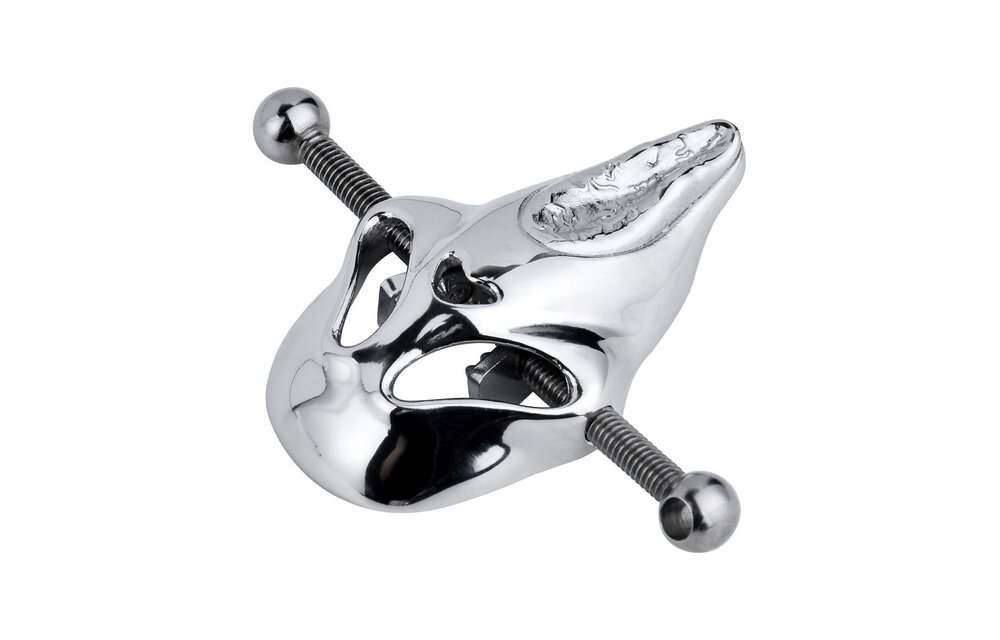 Ghostface Mask Nippelklemmen | BDSM-Klemmen aus Edelstahl