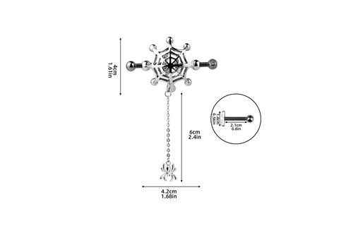 Spider Web & Chain Nipple Clamps