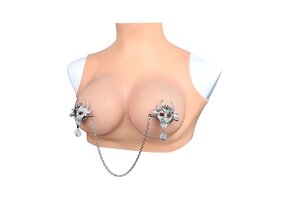 Dämonische Stiermaske Nippelklemmen | Stil & Sensation