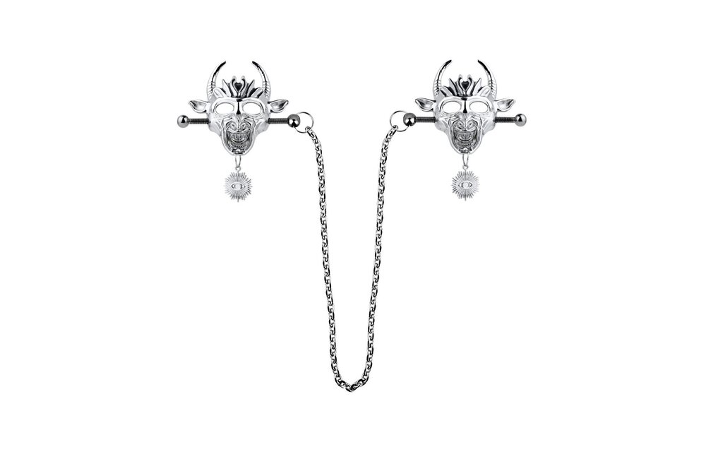 Demonic Bull Mask Nipple Clamps | Style & Sensation