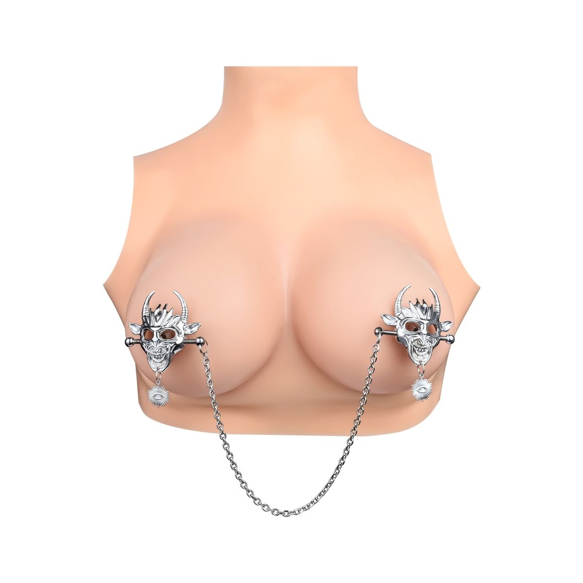 Demonische Stiermasker Tepelklemmen