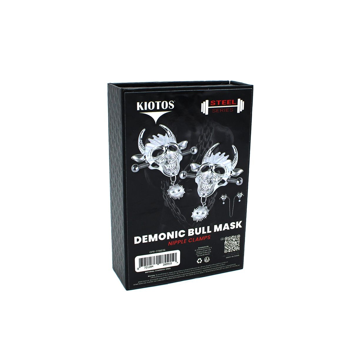 Demonisch Stierenmasker Tepelklemmen | Stijl & Sensatie