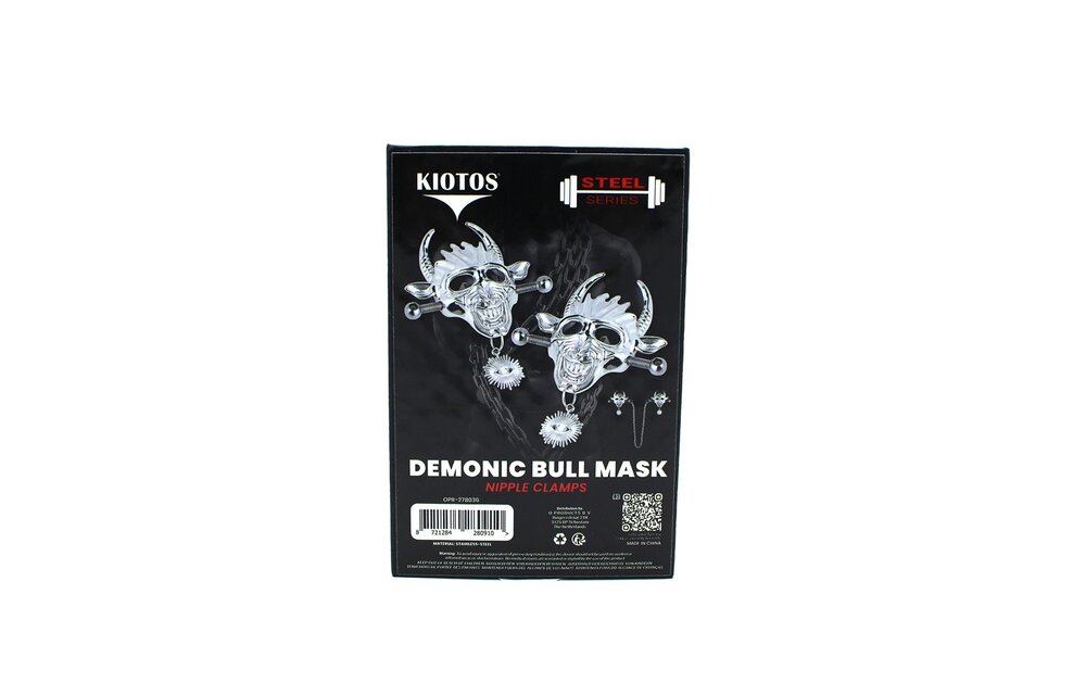 Demonic Bull Mask Nipple Clamps | Style & Sensation