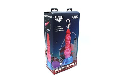Monstar Cox BigsquirtCock - Inflatable Ejaculating fantasy Dildo
