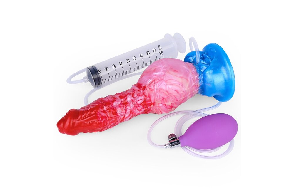 Monstar Cox BigsquirtCock 24 cm - Inflatable Ejaculation Dildo