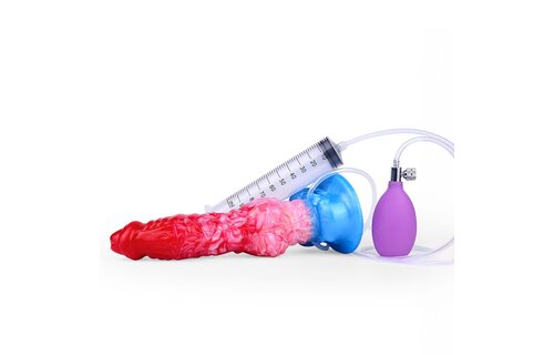 Monstar Cox BigsquirtCock 24 cm – Aufblasbarer Ejakulationsdildo
