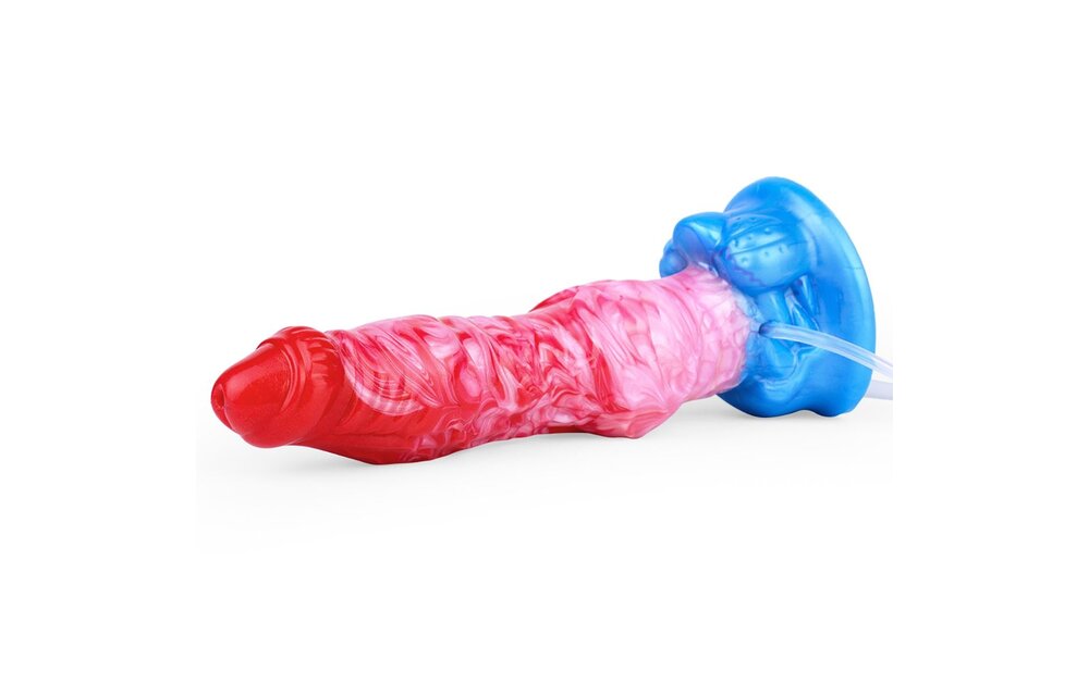 Monstar Cox BigsquirtCock 24 cm - Opblaasbare Ejaculatie Dildo
