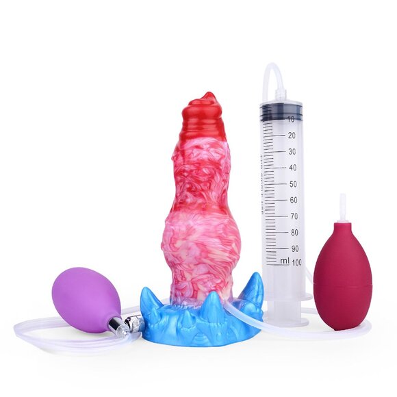 Monstar Cox BlowcumCock 24 cm – Opblaasbare Ejaculatie Dildo