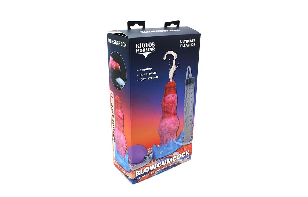 Monstar Cox BlowcumCock 18 cm – Inflatable Ejaculation Dildo
