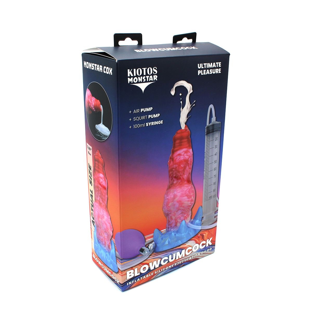 Monstar Cox BlowcumCock 18 cm – Inflatable Ejaculation Dildo
