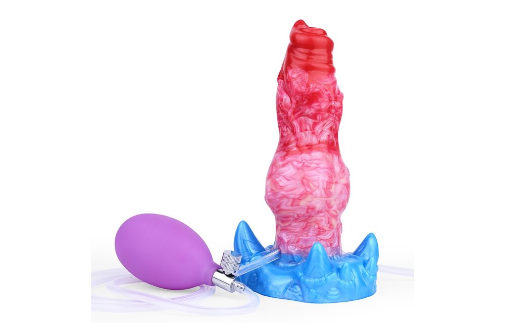 Monstar Cox BlowcumCock 24 cm – Opblaasbare Ejaculatie Dildo