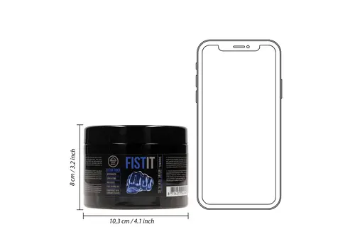 Extra Dik Glijmiddel Op Waterbasis 500 Ml – Fist It Zwart