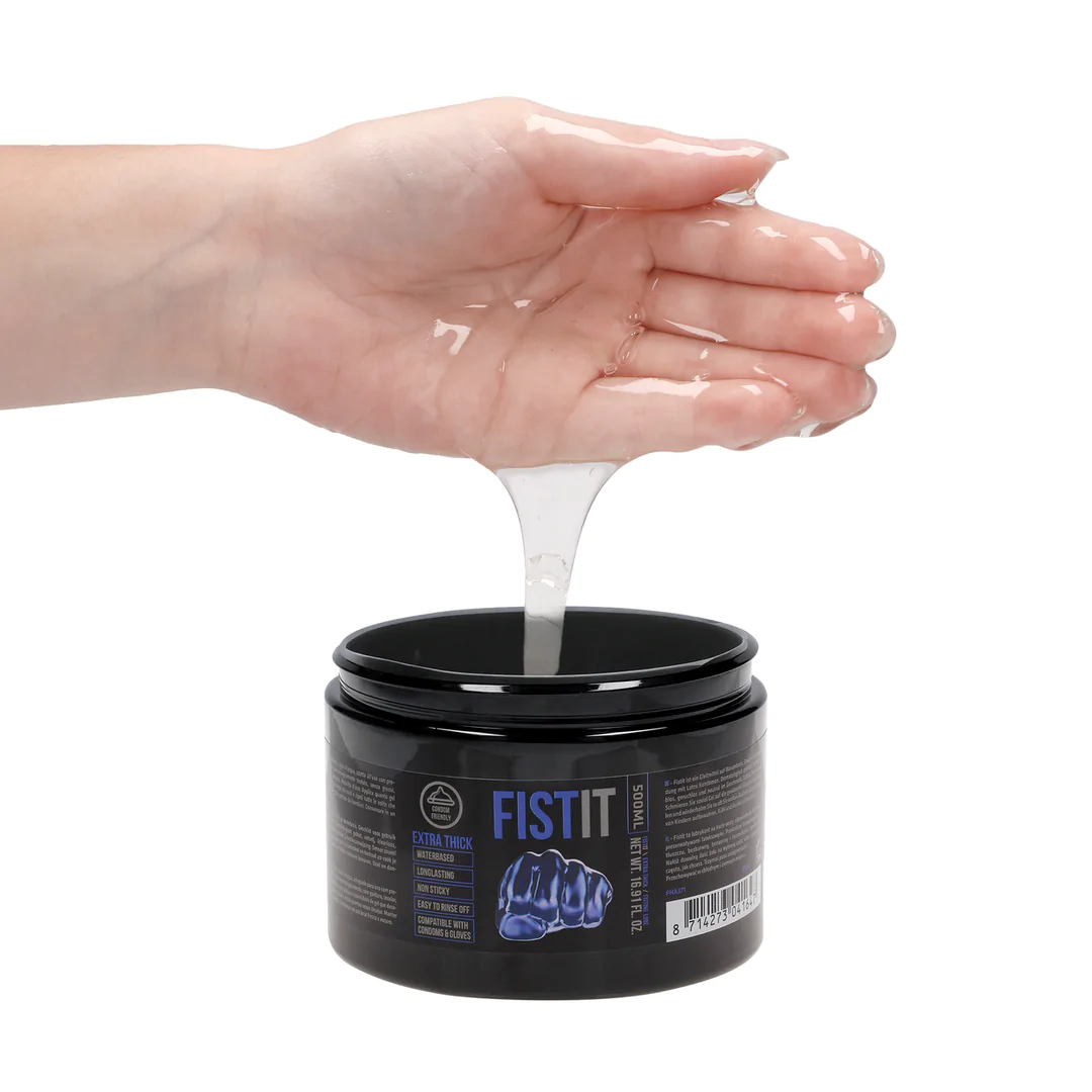 Extra Dik Glijmiddel Op Waterbasis 500 Ml – Fist It Zwart