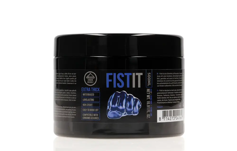 Extra Dik Glijmiddel Op Waterbasis 500 Ml – Fist It Zwart