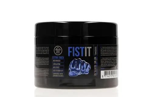 Extra Dik Glijmiddel Op Waterbasis 500 Ml – Fist It Zwart