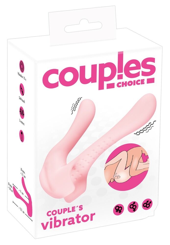 Lovers Couples Vibrator - Double Stimulation & 10 Vibration Settings
