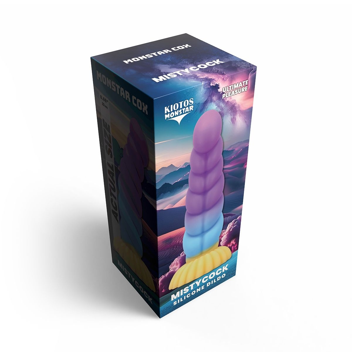 Monstar Cox MistyCock Dildo 22 cm – Luxuriöses Silikon, einzigartiges Design