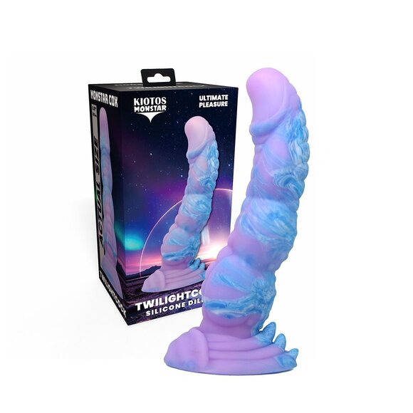 Monstar Cox TwilightCock 18 cm – Cosmetische Dildo Paars-Blauw