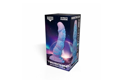 Monstar Cox TwilightCock 18 cm – Kosmetischer Dildo Lila-Blau