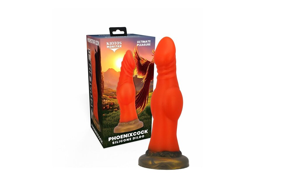 Monstar Cox PhoenixCock Dildo 18,5 cm | Vurige Silicone