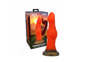 Monstar Cox PhoenixCock Dildo 18,5 cm | Feuriges Silikon