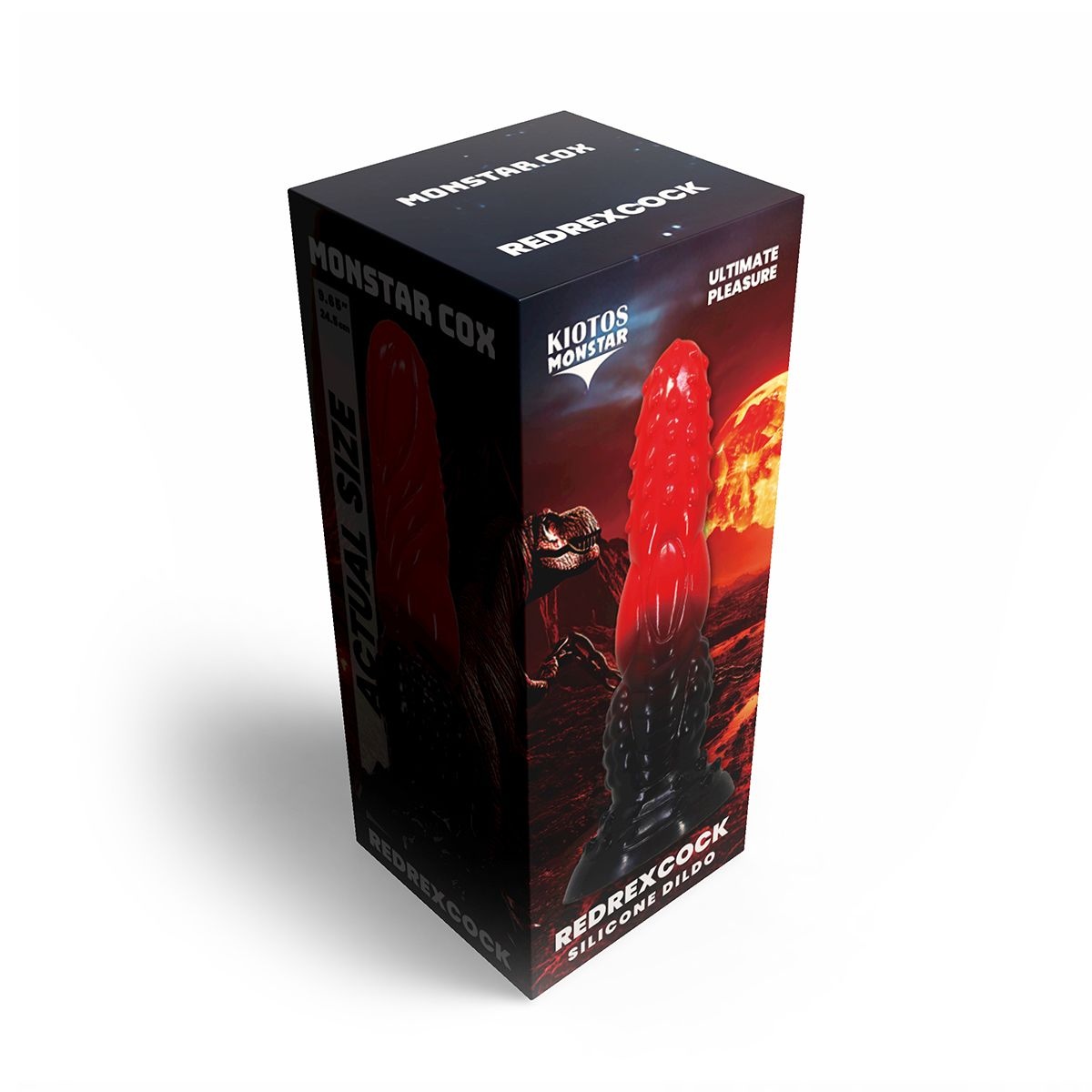 Monstar Cox RedrexCock Dildo 24.5 cm – Tough & Safe